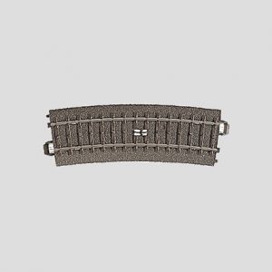24294 Marklin Schaltgleis geb.r437,5 mm,15