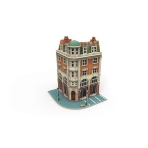 72783 Marklin Gebäudebausatz Eckhaus Bank(P