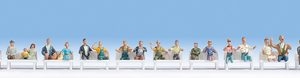 16050 Noch Mega-Spar-Set Reisende 30 Figuren, ohne Beine, ohne Bänke