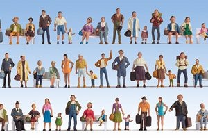 16070 Noch Mega-Spar-Set Figuren 60 Figuren, ohne Bänke