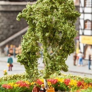 21642 Noch Baum mit Ruhebank 11,5 cm hoch