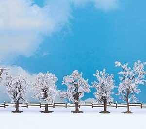 25075 Noch Winterbäume 7 Stück, 8 - 10 cm hoch