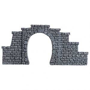 34400 Noch Tunnel-Portal1-gleisig, 2 Stück, 5,5 x 6,5 cm