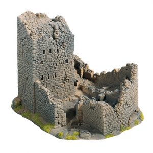 58600 Noch Burgruine18 x 14 cm, 12 cm hoch