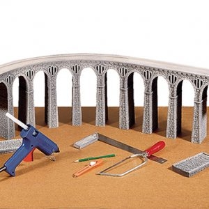 58664 Noch Bruchstein-Viadukt, gebogenRadius R1 (360 mm, 30°)