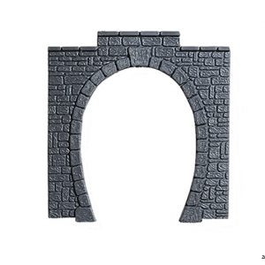 60010 Noch Tunnel-Portal1-gleisig, 2 Stück,  11 x 11 cm