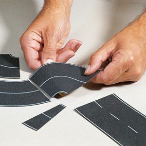 60701 Noch Bundesstraße UniversalkurveAsphalt, 2 Stück, je 8 cm breit