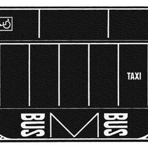 60718 Noch ParkplatzAsphalt, 2 Stück, je 22 x 14 cm