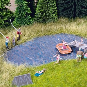 60850 Noch See-Folie, blau 41 x 26 cm