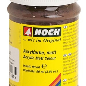 61193 Noch Acrylfarbe, matt, braun 90 ml