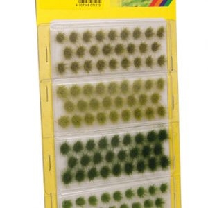 7127 Noch Grasbüschelhell- und dunkelgrün, 104 Stück, 6 mm