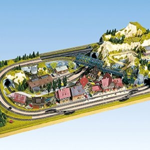 83870 Noch Fertiggelände  Staufen 140 x 69 cm, ca. 27 cm hoch