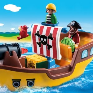 9118 Playmobil® 1.2.3 Piratenschip  / Bâteau de pirates
