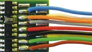 10894 Roco Decoder 8pol. Kabel rückm.