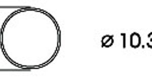 40069 Roco Haftrings.10Stk.10,3 bis 12,8m
