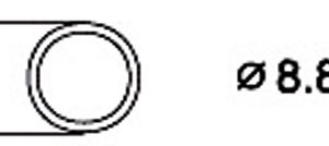 40073 Roco Haftrings.10Stk.8,8 bis 10,2mm
