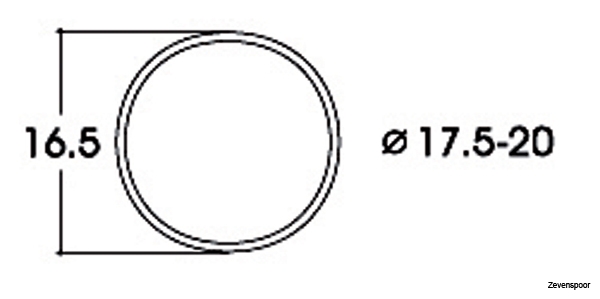 40077 Roco Haftrings.10Stk.17,5 bis 20mm
