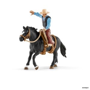 41416 Schleich Saddle bronc riding mit Cowboy