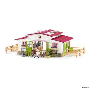 42344 Schleich HC Reiterhof mit Reiterin und Pferden