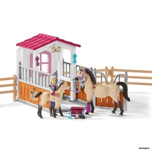 42369 Schleich Horse Box With Aravers And Horsekeeper