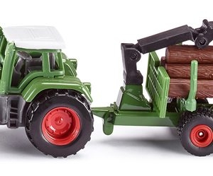 1645 SIKU Traktor mit Forstanhänger, sortiert