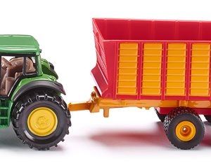 1650 SIKU John Deere mit Silagewagen, sortier