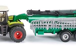 1827 SIKU Claas Xerion mit Fasswagen