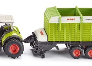 1846 Siku Claas mit Ladewagen