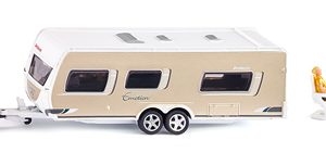 2542 SIKU PKW mit Wohnwagen