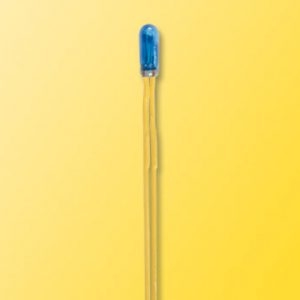 3500 Viessmann Glühlampen blau T3/4, Ø 2,3 mm, 12 V, 50 mA, 2 Kabel, 2 Stück