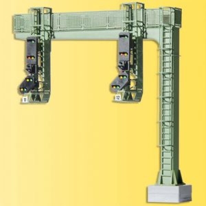4750 Viessmann H0 Signalbrücke mit 2 Einfahrsignalen und Multiplex-Technologie