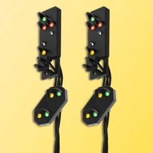 4751 Viessmann H0 Ausfahrsignalköpfe mit Vorsignal und Multiplex- Technologie, 2 Stück
