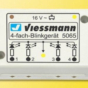 5065 Viessmann Vierfach-Blinkelektronik für Andreaskreuze