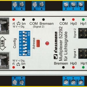 52292 Viessmann Doppel-Multiplexer für 2 Lichtsignale mit Multiplex-Technologie