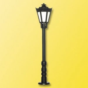 6070 Viessmann H0 Parklaterne schwarz, LED warmweiß