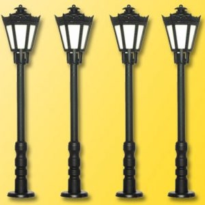 60706 Viessmann H0 Parklaterne, LED warmweiß, 5+1