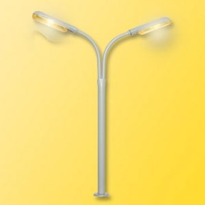 6096 Viessmann H0 Peitschenleuchte doppelt, 2 LEDs gelb