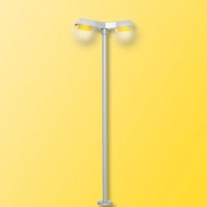6098 Viessmann H0 Straßenleuchte modern, doppelt, 2 LEDs gelb