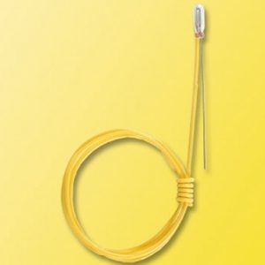 6222 Viessmann Glühlampe klar T 1/2, Ø 1,8 mm, 16 V, 30 mA, 1 Kabel, 1 blanker Draht