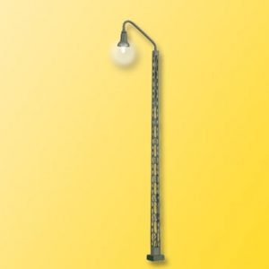 63851 Viessmann H0 Gittermastleuchte mit Kontaktstecksockel, LED warmweiß