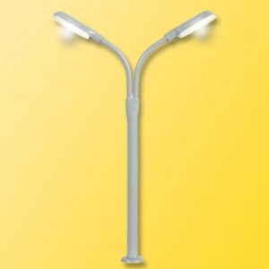6495 Viessmann N Peitschenleuchte doppelt, 2 LEDs weiß