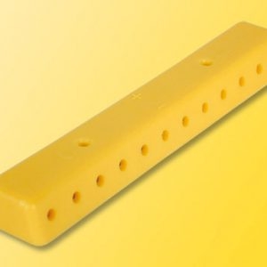 6842 Viessmann Verteilerleiste gelb mit Schrauben, 2 Stück