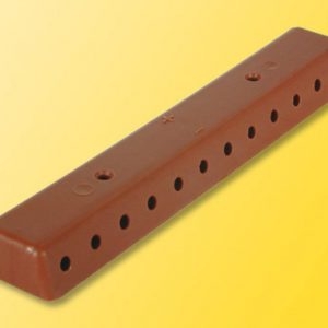 6843 Viessmann Verteilerleiste braun mit Schrauben, 2 Stück