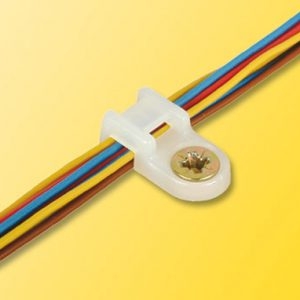 6846 Viessmann Kabelbinder-Halter mit Schrauben, 100 Stück