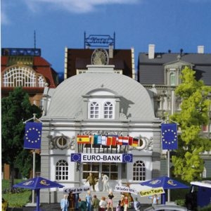 42002 Vollmer H0 Euro-Bank mit Euro-Sonnens