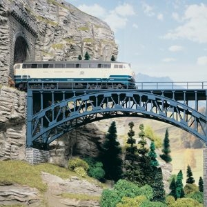 42548 Vollmer H0 Stahlbogenbrücke Schlossbach, gerade