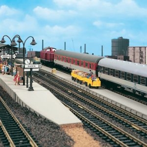 43558 Vollmer H0 Gepäckbahnsteig, sechsteilig