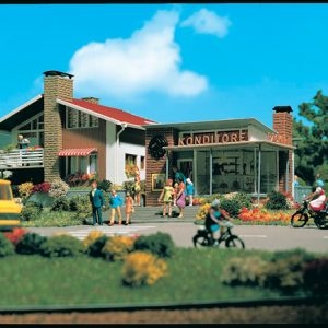 43724 Vollmer H0 Wohnhaus und Konditorei