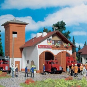 43761 Vollmer H0 Feuerwehrhaus 112, zweiständig