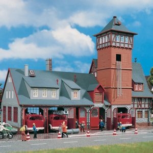 43767 Vollmer H0 Feuerwehrstützpunkt, fünfständig